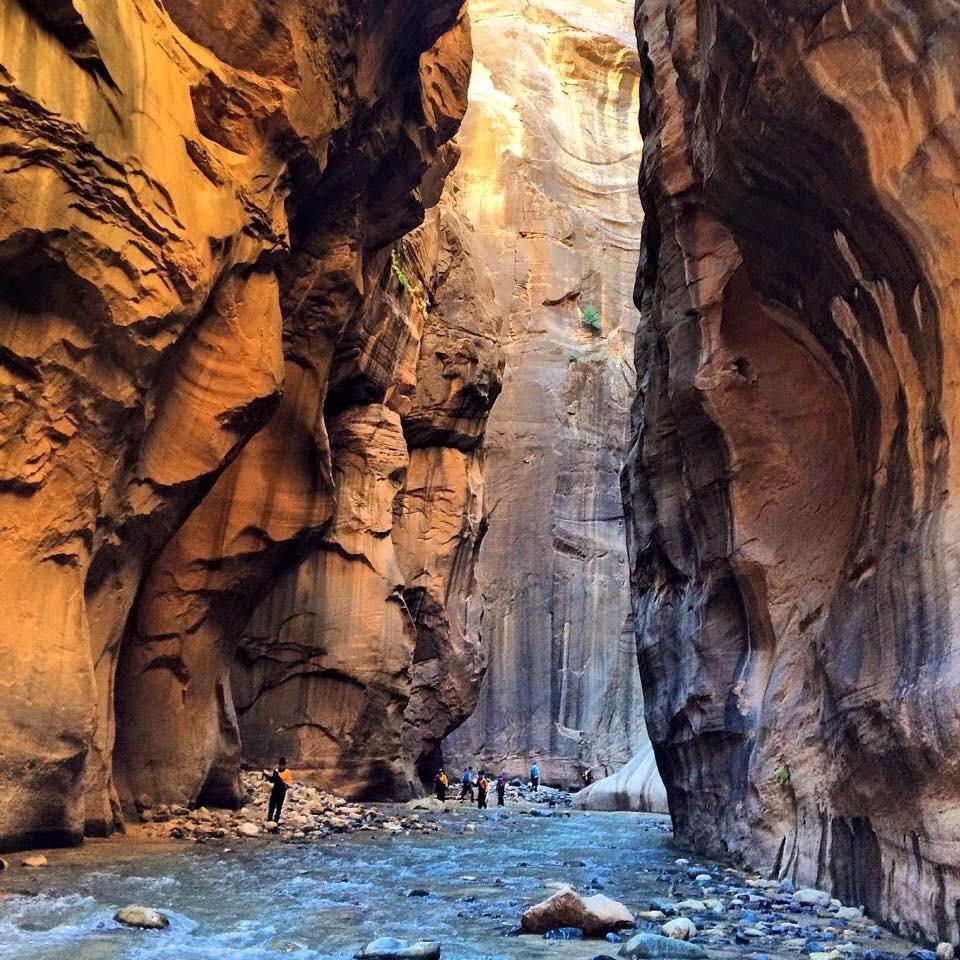 imagem do canion de siao, que fica no zion national park, um parque nacional americano