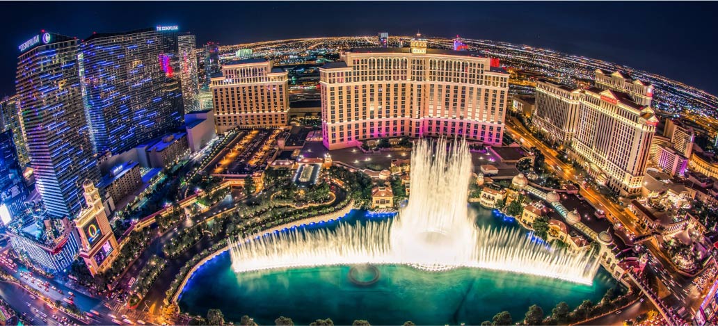 tradicional show das aguas do bellagio em las vegas