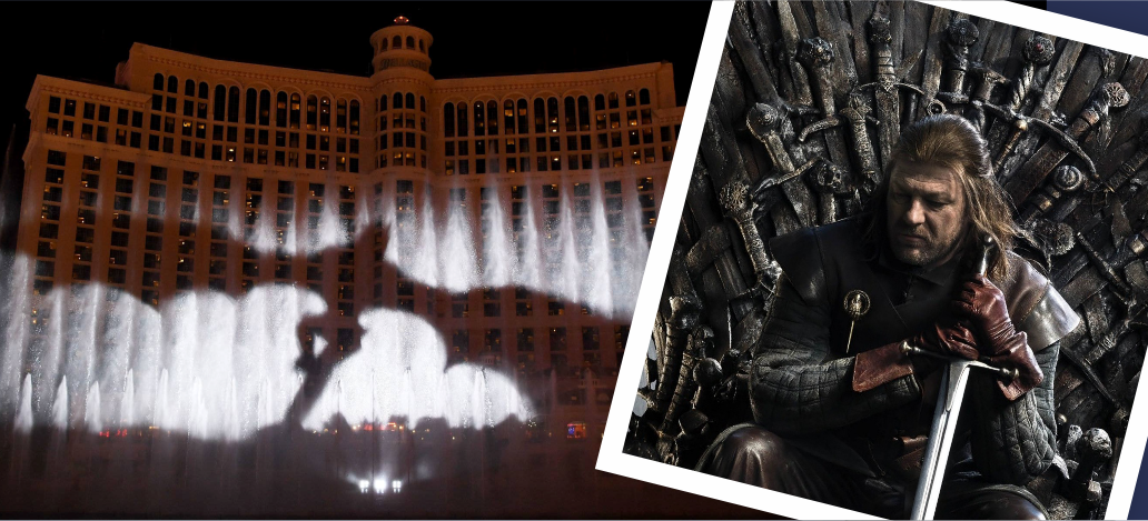 espetaculo game of thrones no show das aguas do bellagio