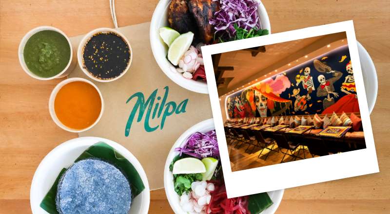 comida mexicana Milpa e Casa Calavera comida de las vegas