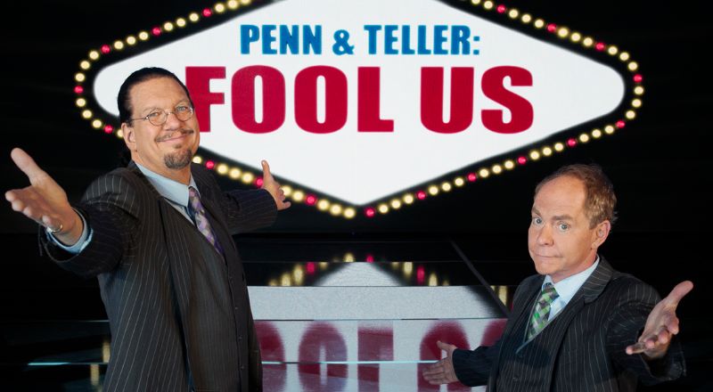 penn e teller fazem um incrivel show de magica em las vegas