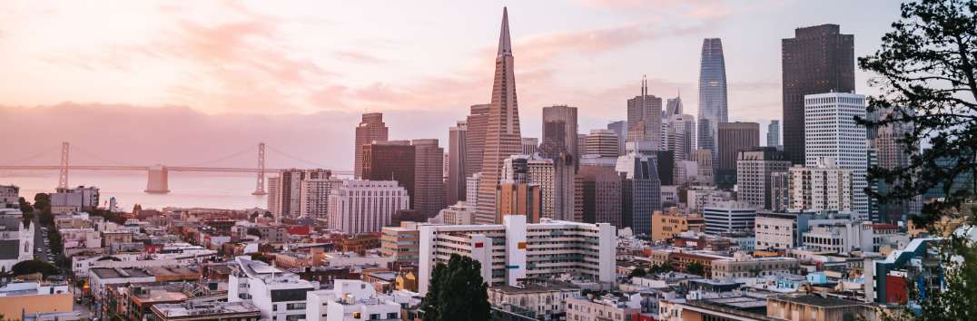 vista panorâmica da cidade de Oakland em São Francisco